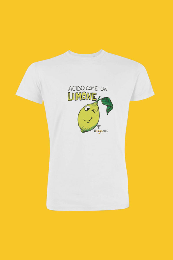 maglietta acido come un limone shop vendita